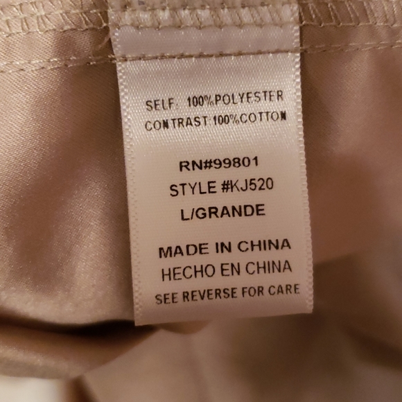 Event Trench Coat 100% Polyester - Size Large - Picture 8 of 8